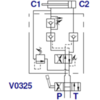 Plough turning valve, type VRAP FSCM/SM